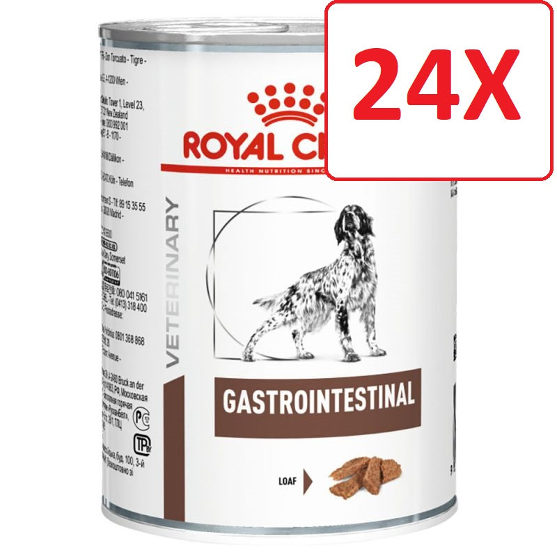 24x400g Royal Canin Gastrointestinal Patè 400g - Cibo Umido per Cani 24x400g Royal Canin Gastrointestinal Patè 400g - Cibo Umido per Cani